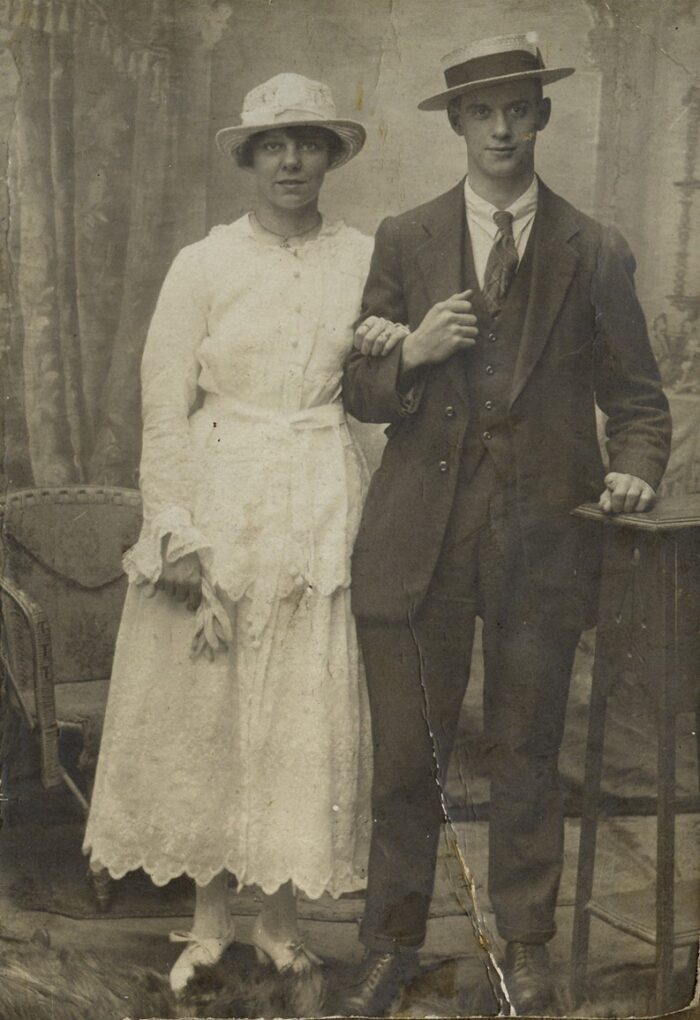Lilian Gregory & Thomas Peesgood Wedding Day, September 1917